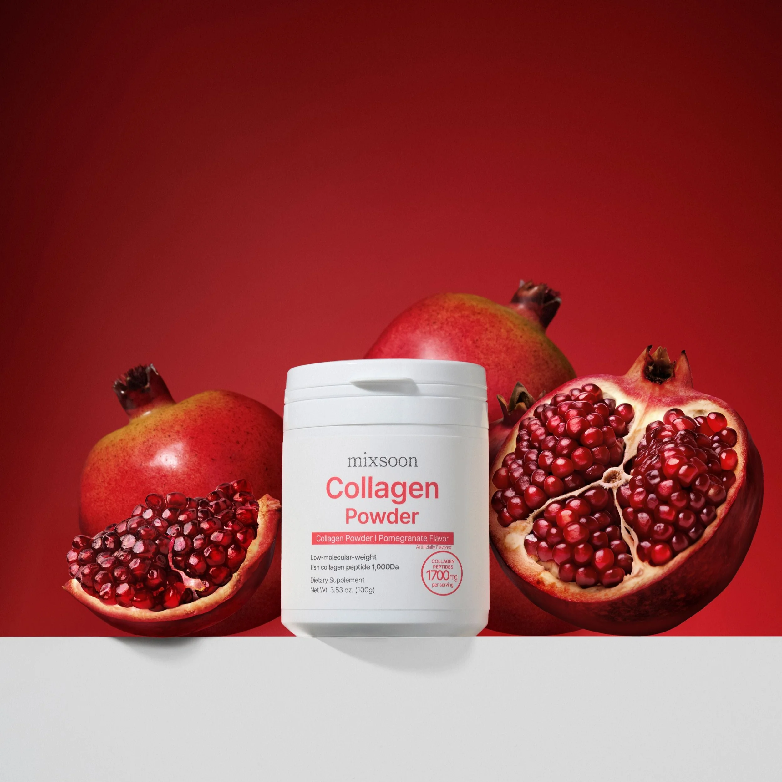 mixsoon Collagen Powder Pomegranate Flavor 100g - Image 3