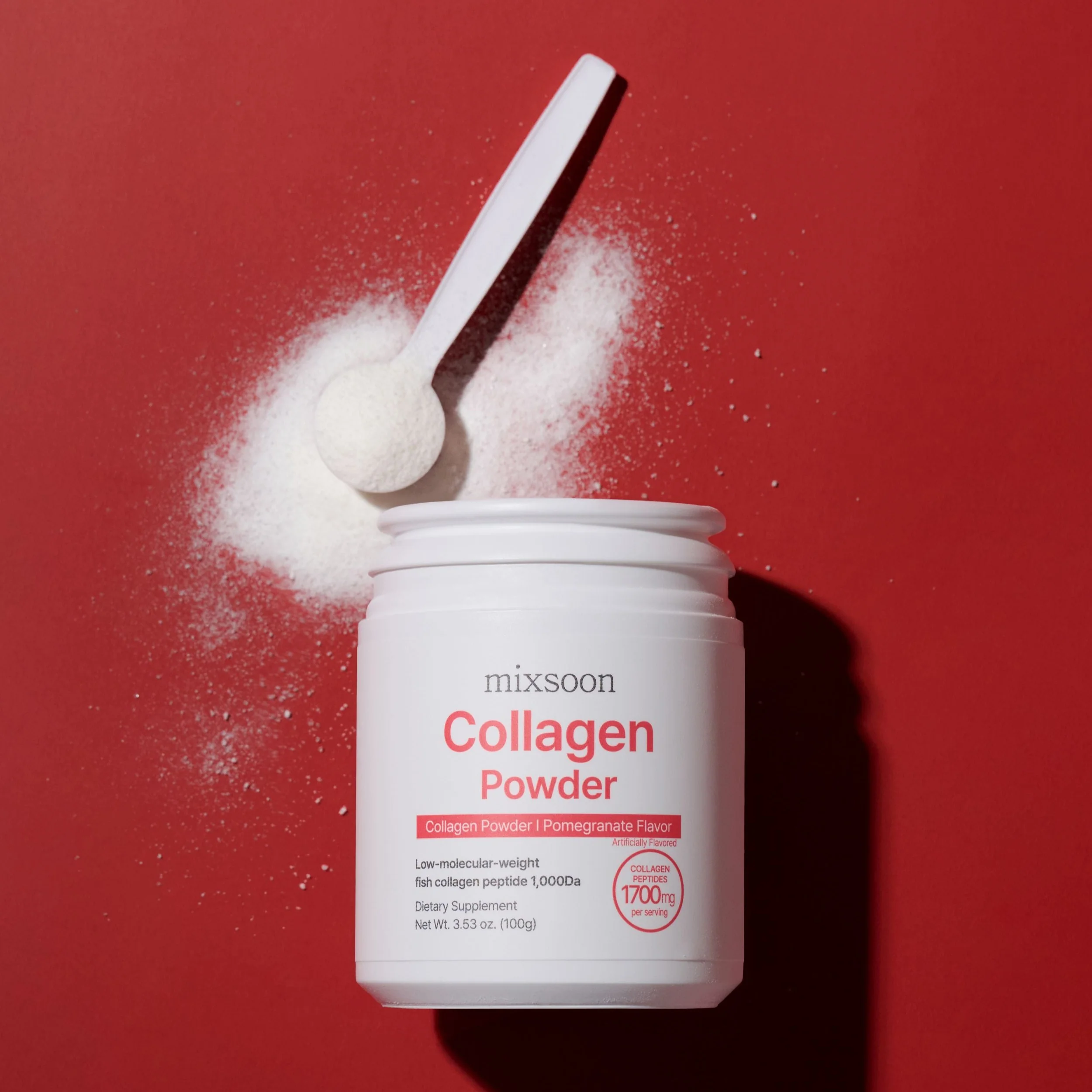 mixsoon Collagen Powder Pomegranate Flavor 100g - Image 5