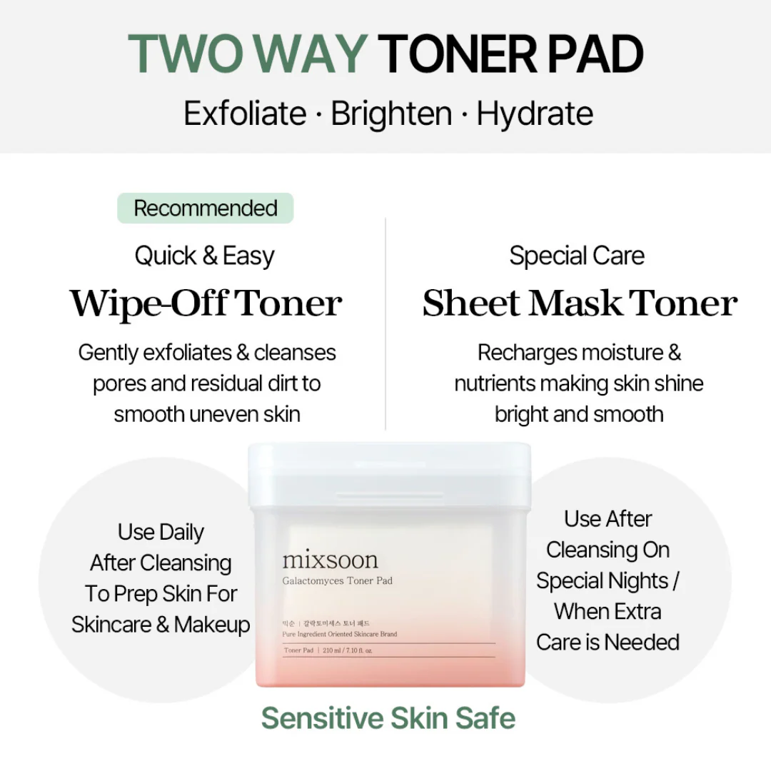 mixsoon Galactomyces Toner Pad - Image 3