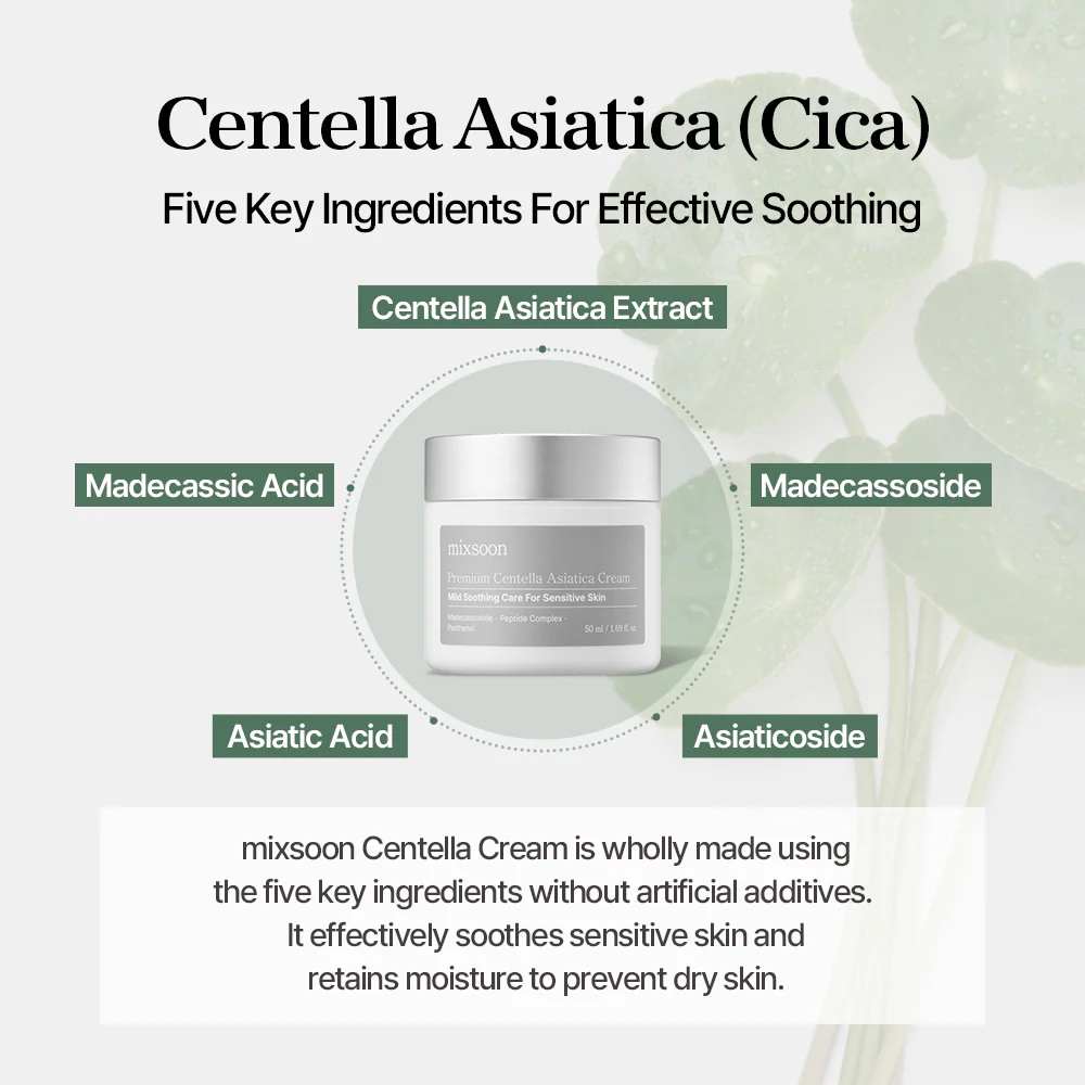 mixsoon Premium Centella Asiatica Cream 50ml - Image 4