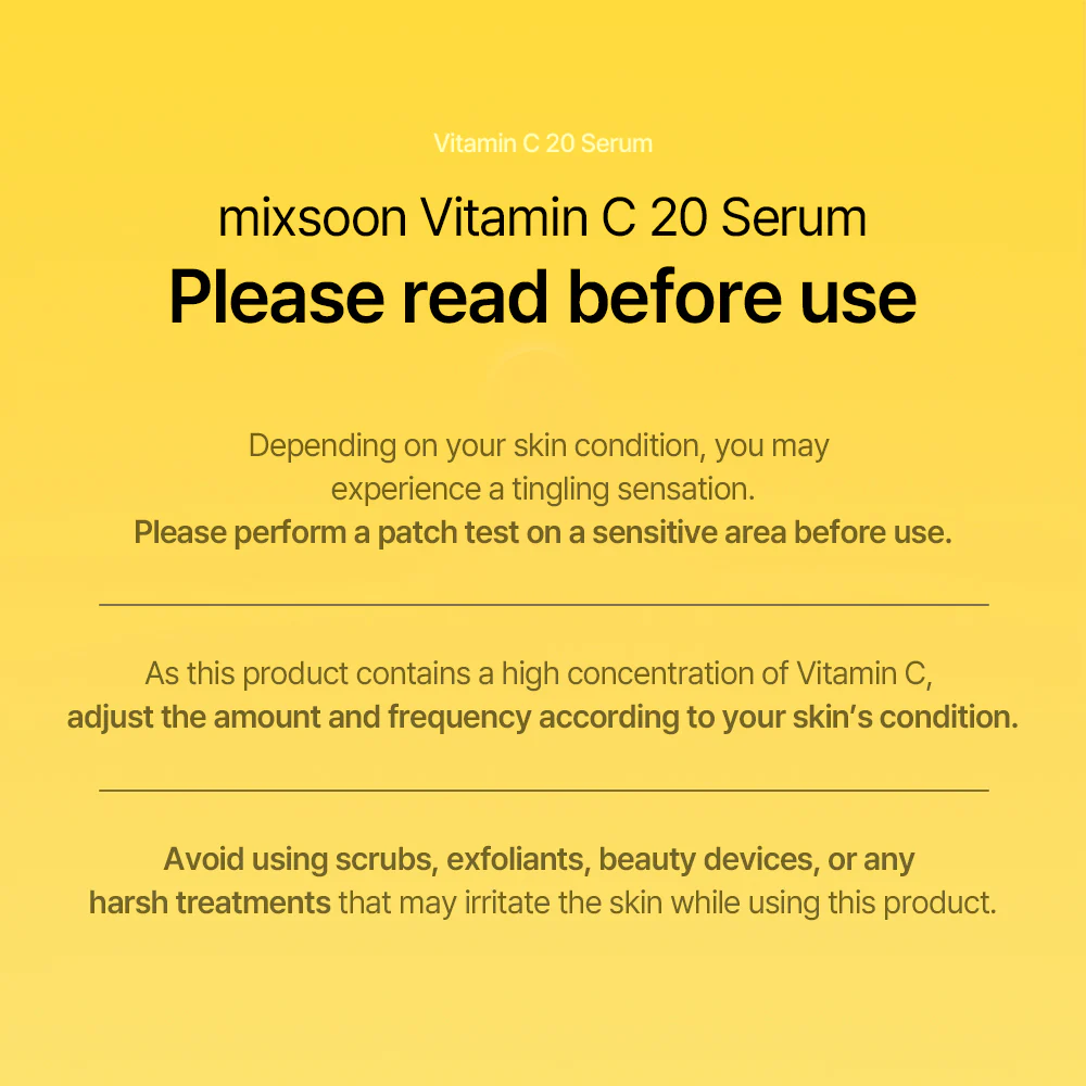 mixsoon Vitamin C 20 Serum 10ml - Image 12