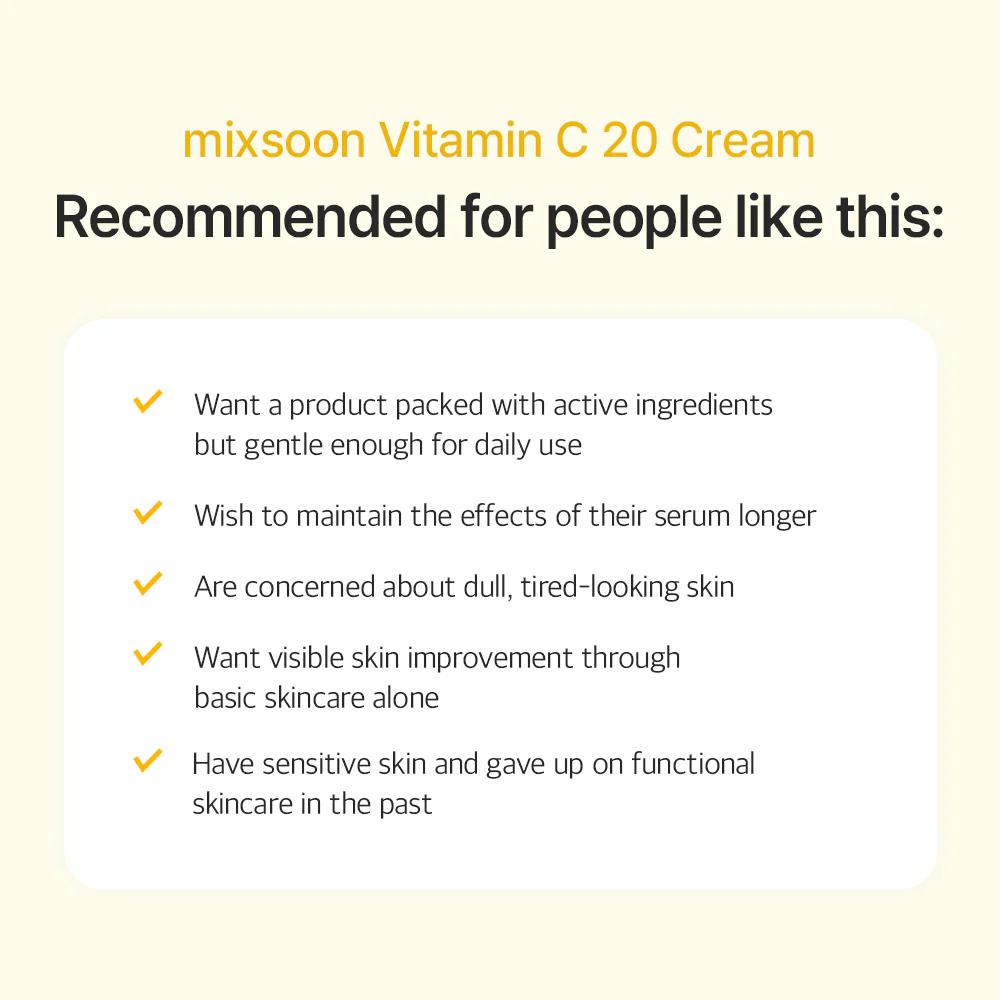 mixsoon Vitamin C Cream 30ml - Image 10